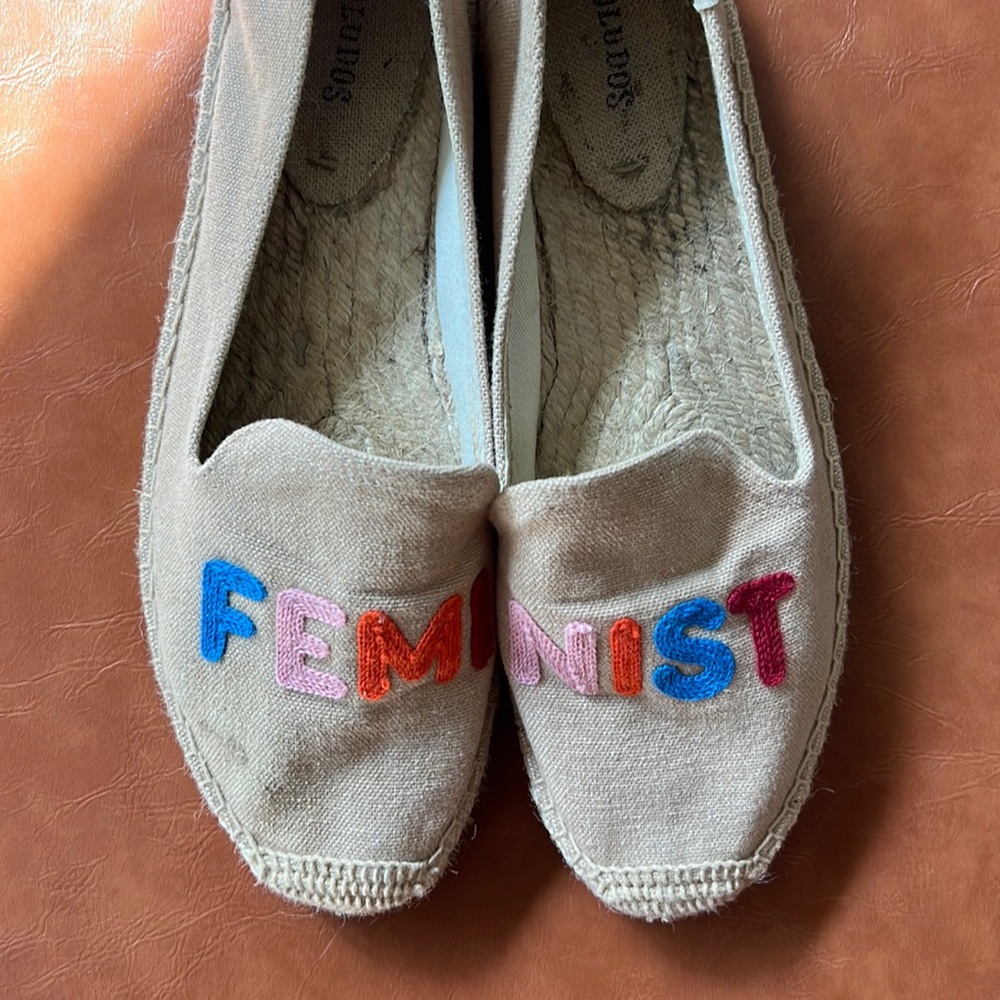 “Feminist” Soludos size 10